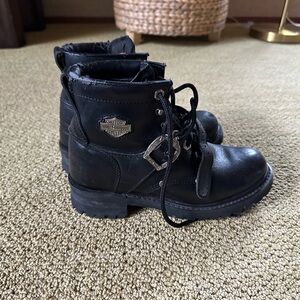 Harley-Davidson Black Combat Boots